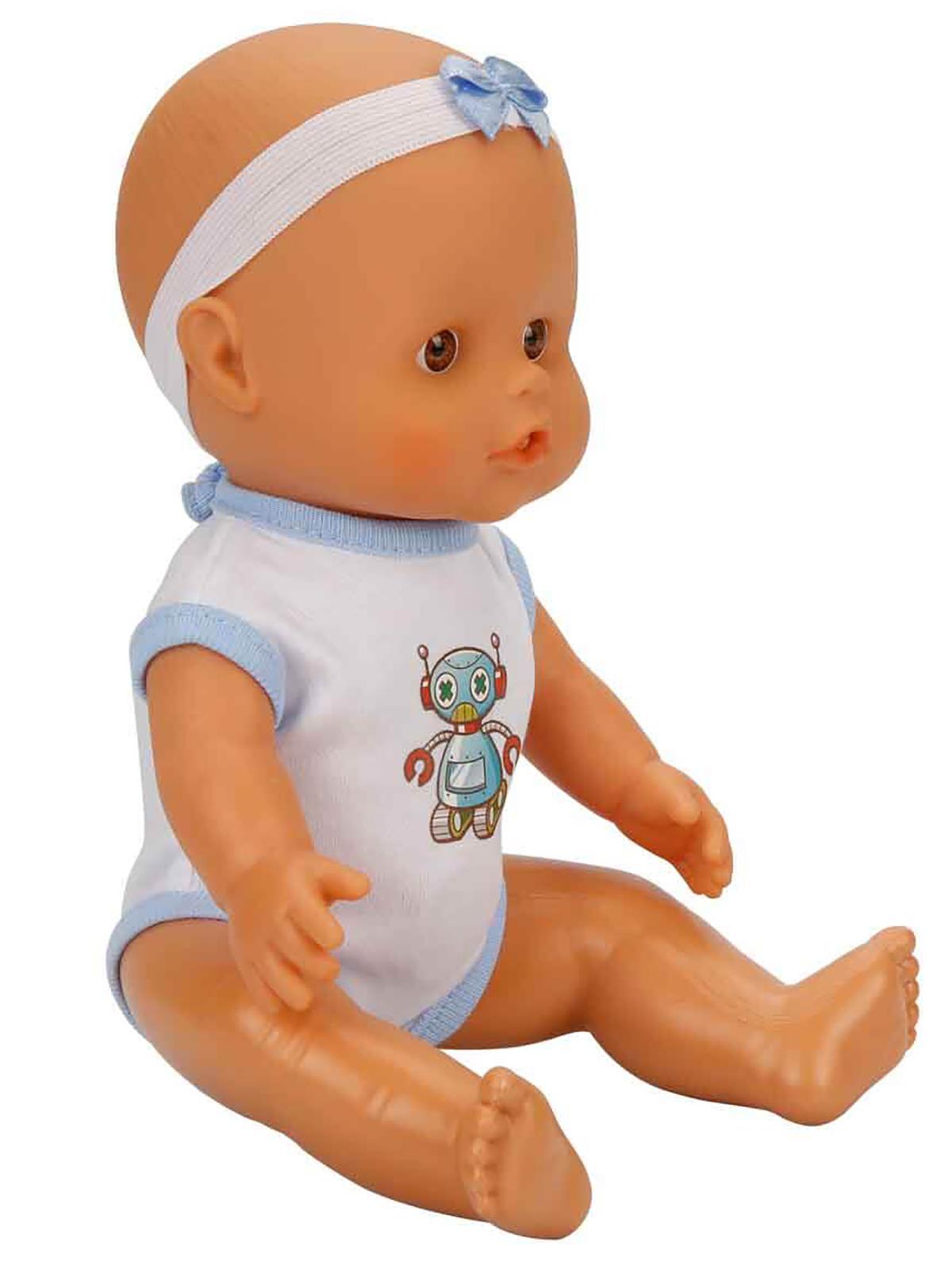 Sunman Oyuncak Bebek Set Boubou Altını Islatan 30Cm.4 Sesli Aks.Byk.Kutu 2R. - Mavi