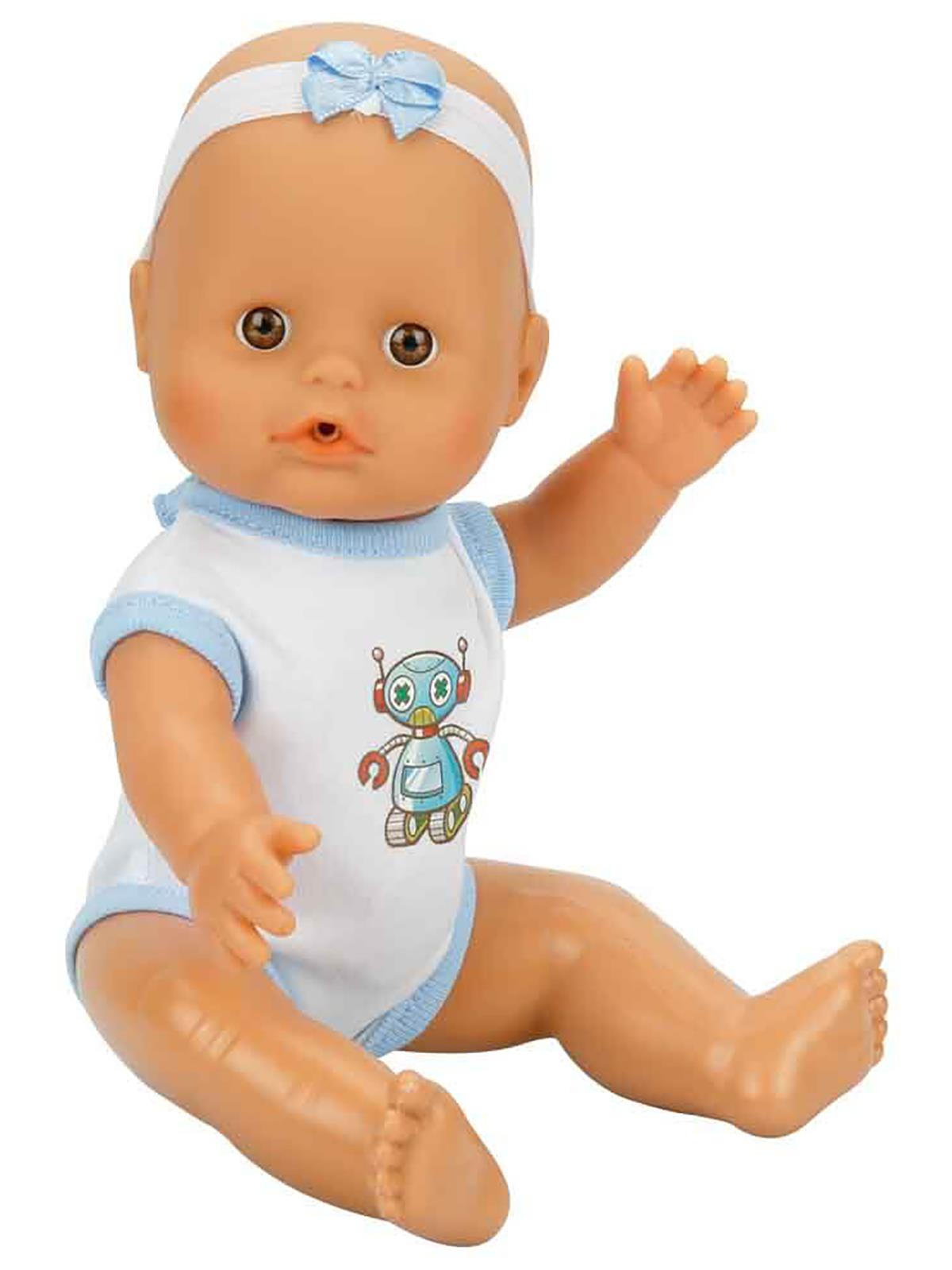 Sunman Oyuncak Bebek Set Boubou Altını Islatan 30Cm.4 Sesli Aks.Byk.Kutu 2R. - Mavi