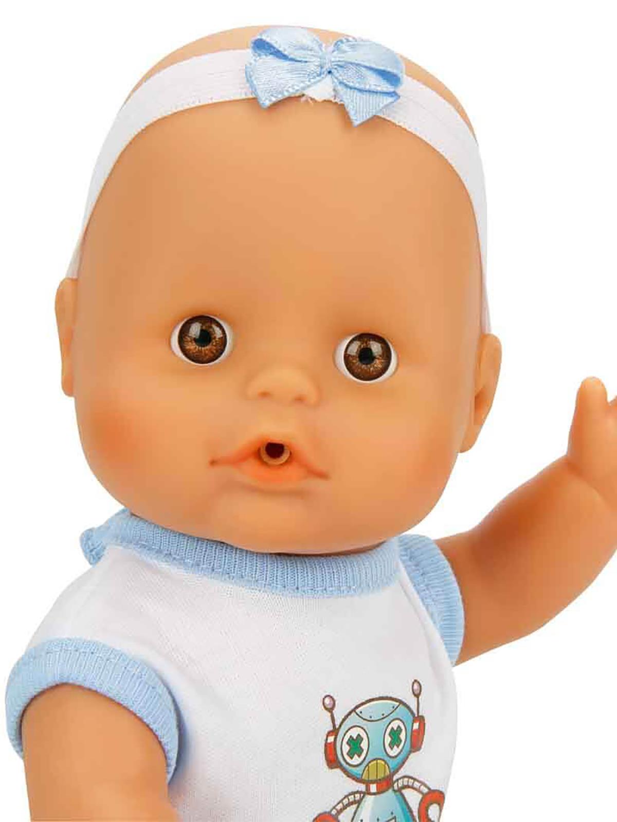 Sunman Oyuncak Bebek Set Boubou Altını Islatan 30Cm.4 Sesli Aks.Byk.Kutu 2R. - Mavi