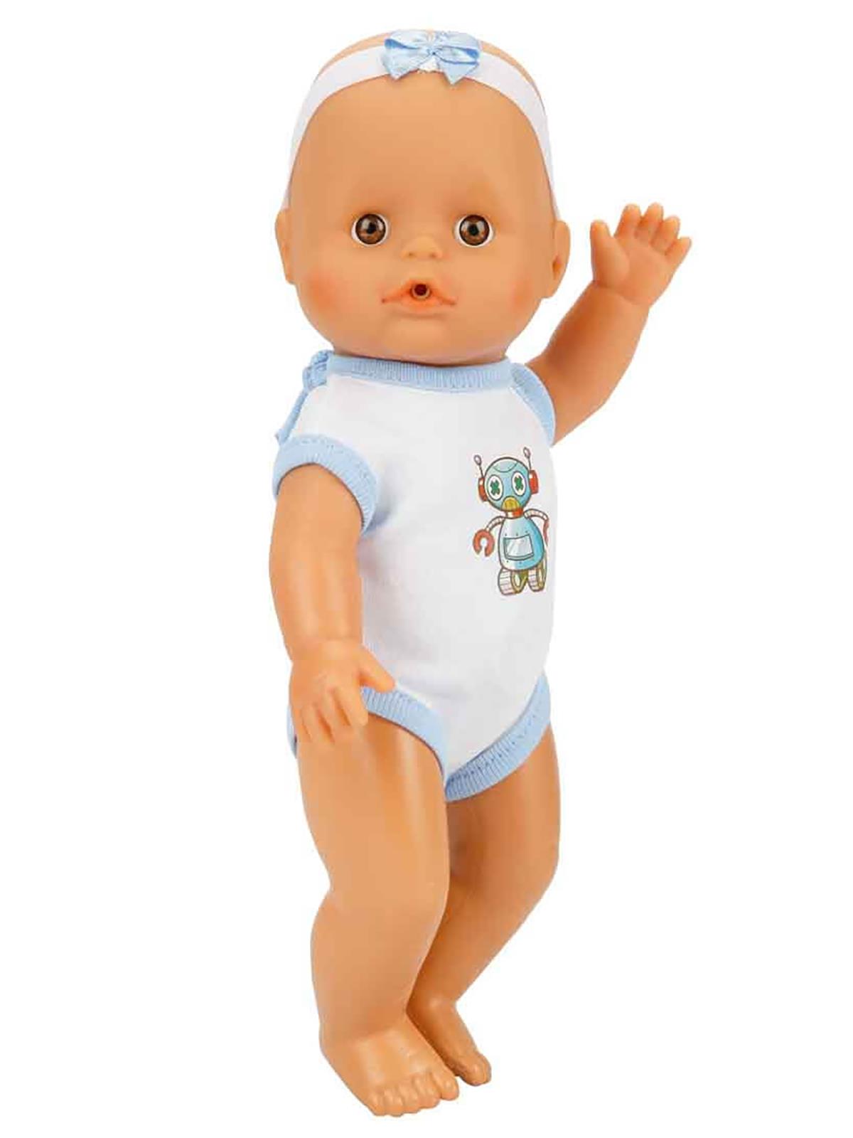 Sunman Oyuncak Bebek Set Boubou Altını Islatan 30Cm.4 Sesli Aks.Byk.Kutu 2R. - Mavi