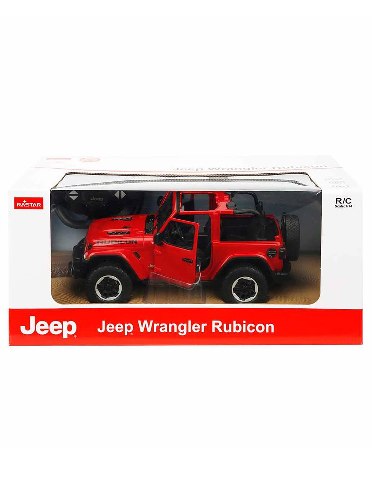 Rastar 1:14 Jeep Wrangler Rubicon Uzaktan Kumandalı Araba - Kırmızı