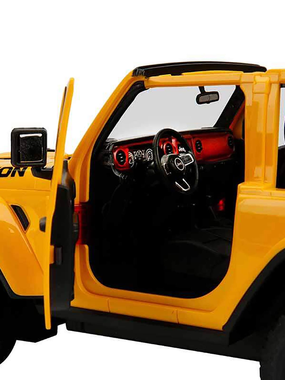 Rastar 1:14 Jeep Wrangler Rubicon Uzaktan Kumandalı Araba - Sarı