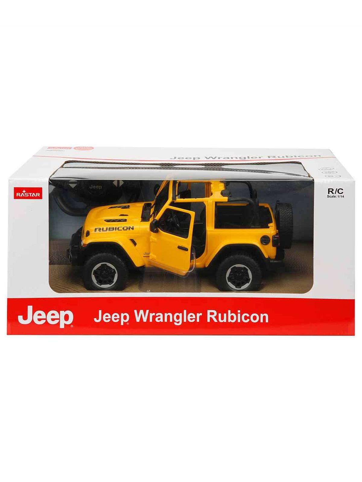 Rastar 1:14 Jeep Wrangler Rubicon Uzaktan Kumandalı Araba - Sarı