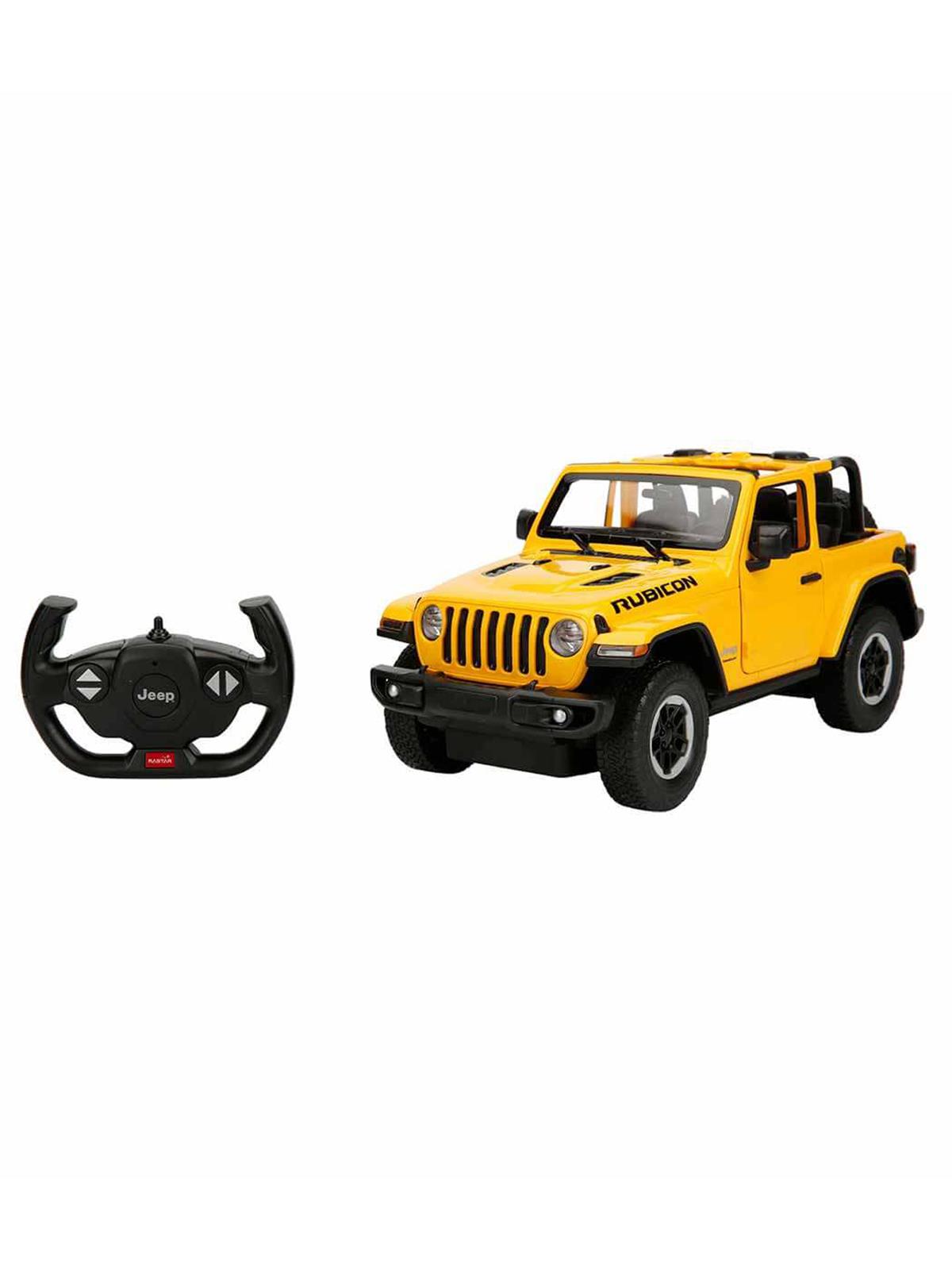 Rastar 1:14 Jeep Wrangler Rubicon Uzaktan Kumandalı Araba - Sarı