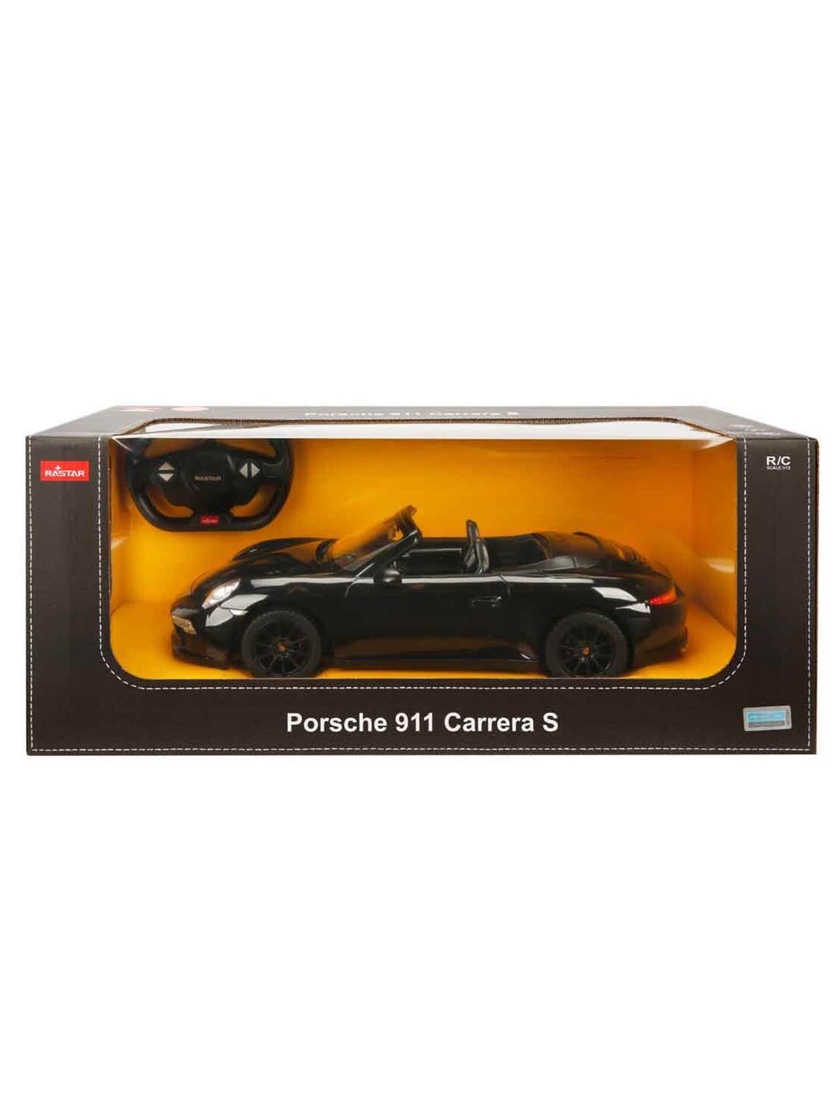 Rastar Carrera S Uzaktan Kumandalı Işıklı Araba - Siyah