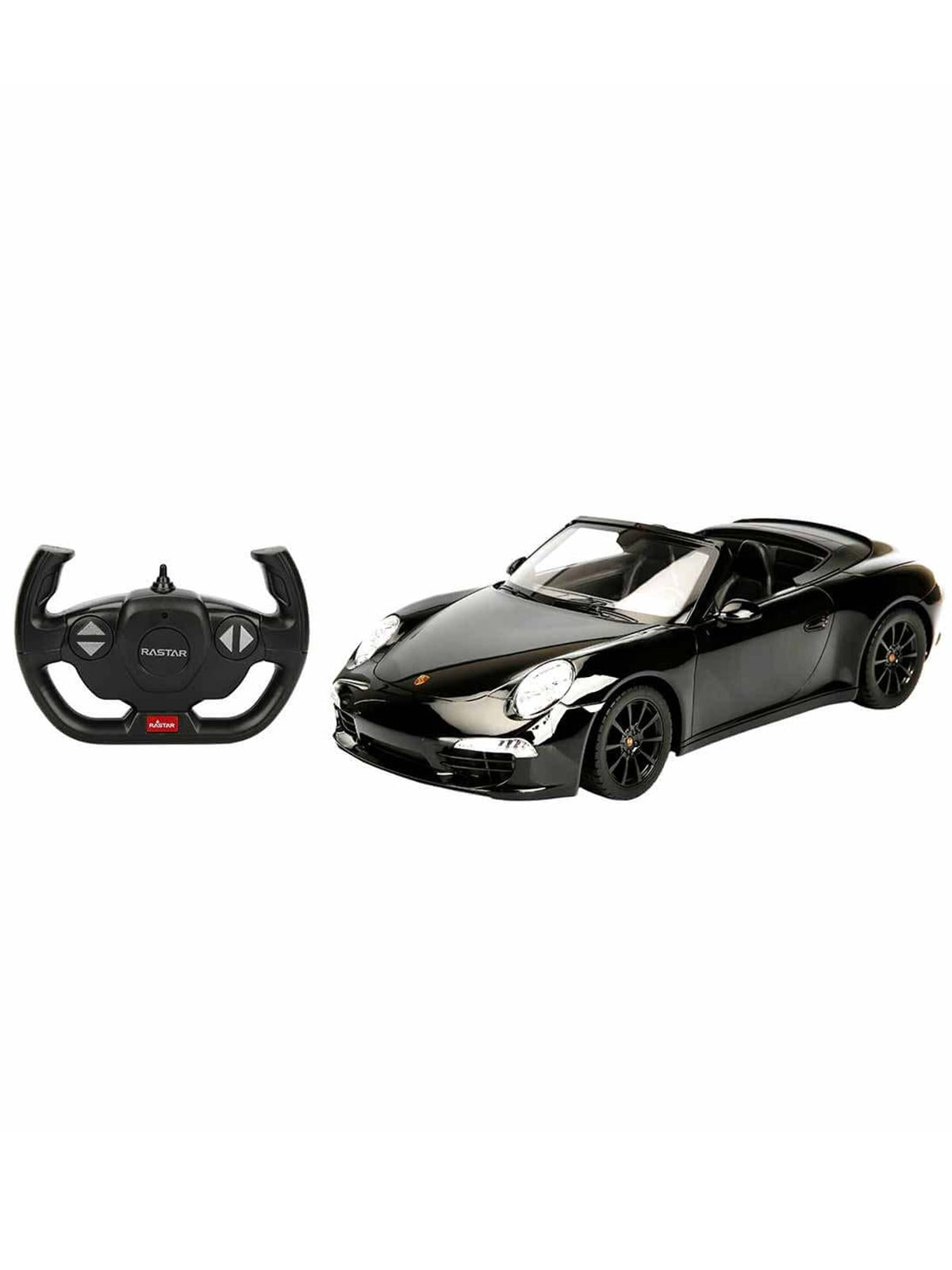 Rastar Carrera S Uzaktan Kumandalı Işıklı Araba - Siyah
