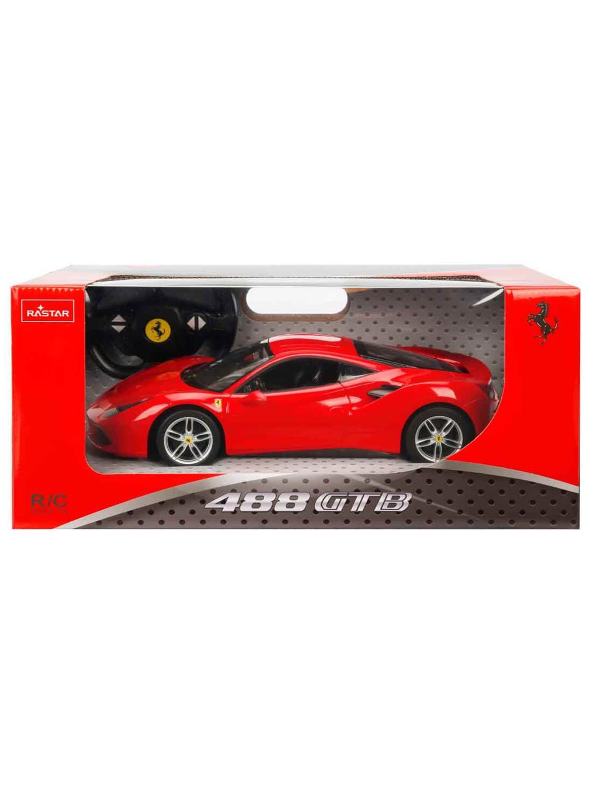 Rastar 1:14 Ferrari 488 GTB Işıklı Uzaktan Kumandalı Araba - Kırmızı