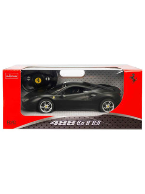 Rastar 1:14 Ferrari 488 GTB Işıklı Uzaktan Kumandalı Araba - Siyah