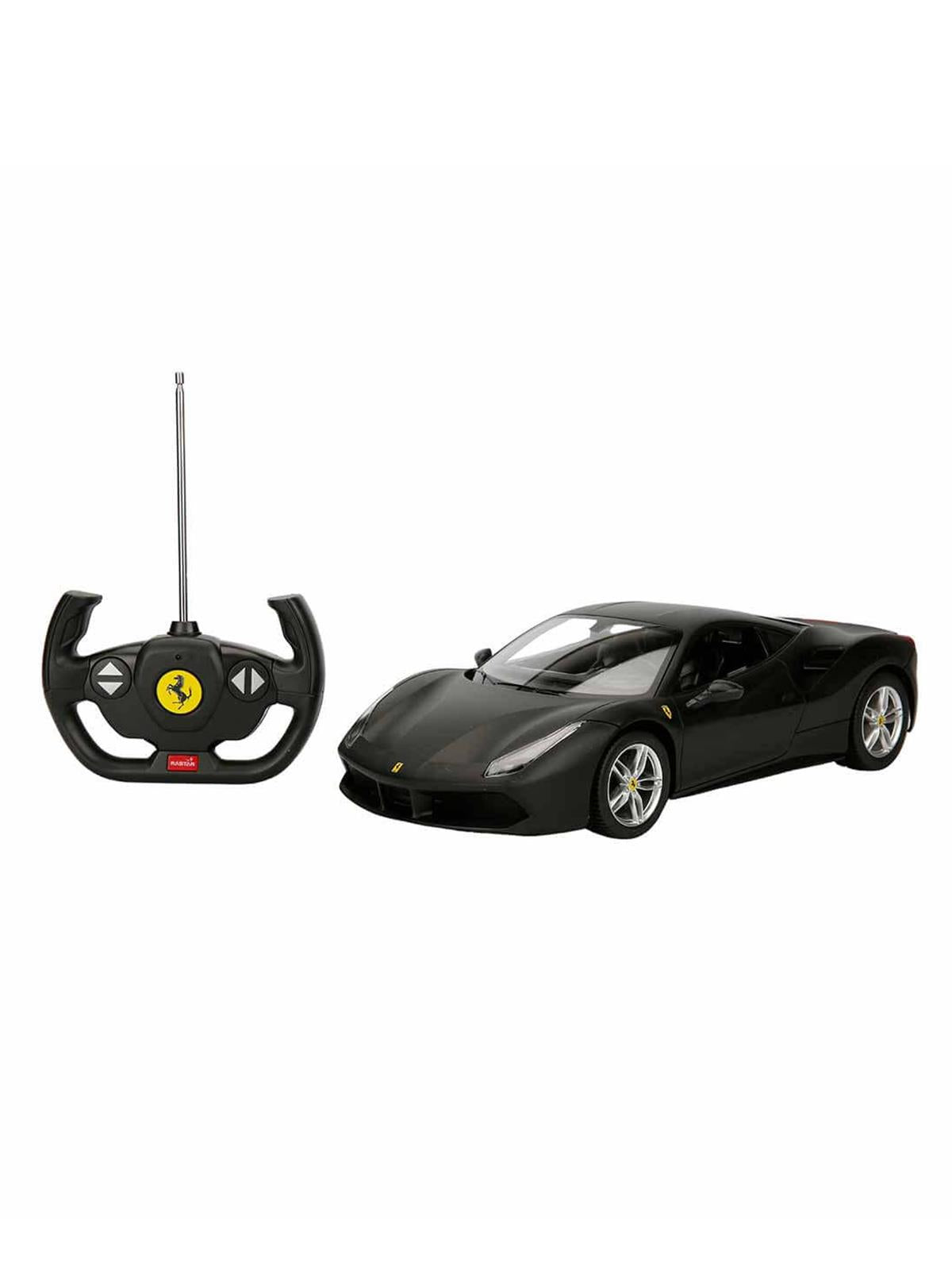 Rastar 1:14 Ferrari 488 GTB Işıklı Uzaktan Kumandalı Araba - Siyah