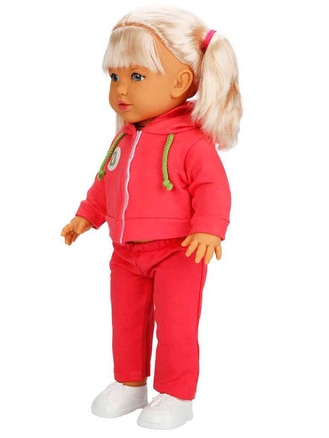 Sunman Oyuncak  Sun-Sabc-Dzm-Bebek Tina Sporty 45Cm.2R. - Fusya