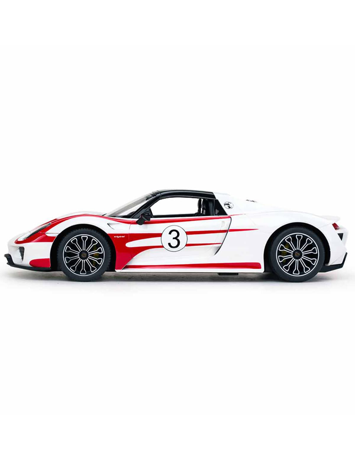 Sunman Oyuncak 1:14 Uzaktan Kumandalı Porsche 918 Spyder Weissach Işıklı Araba - Kırmızı