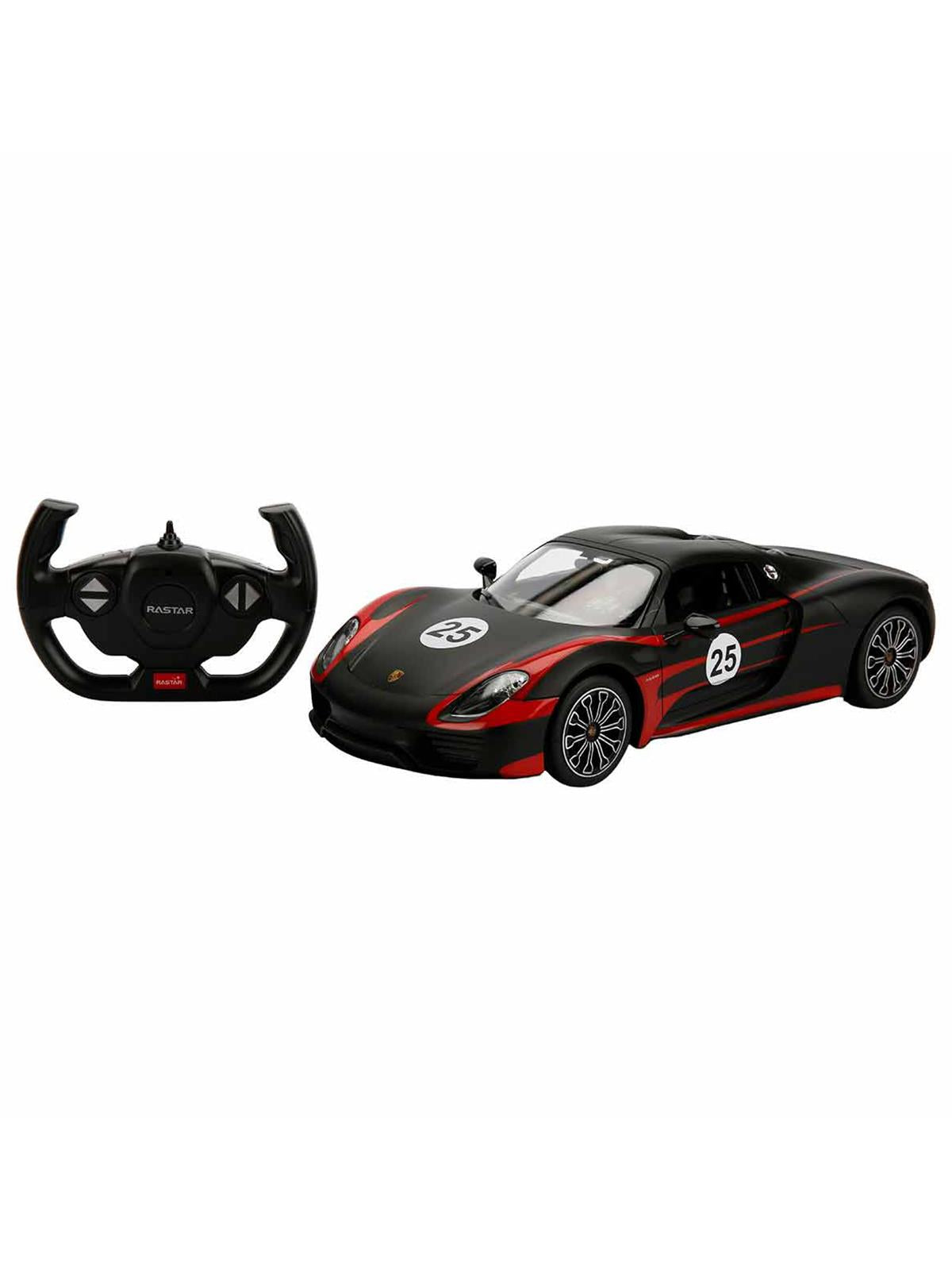 Sunman Oyuncak 1:14 Uzaktan Kumandalı Porsche 918 Spyder Weissach Işıklı Araba - Kırmızı