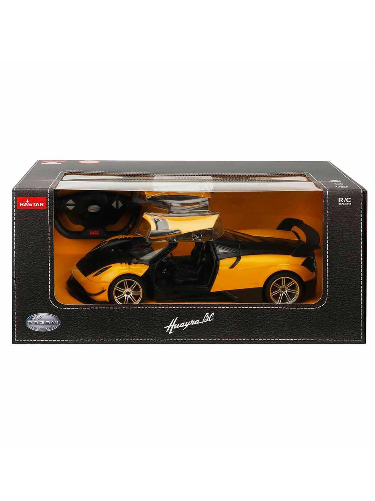 Rastar 1:14 Pagani Huayra BC Uzaktan Kumandalı Işıklı Araba - Sarı