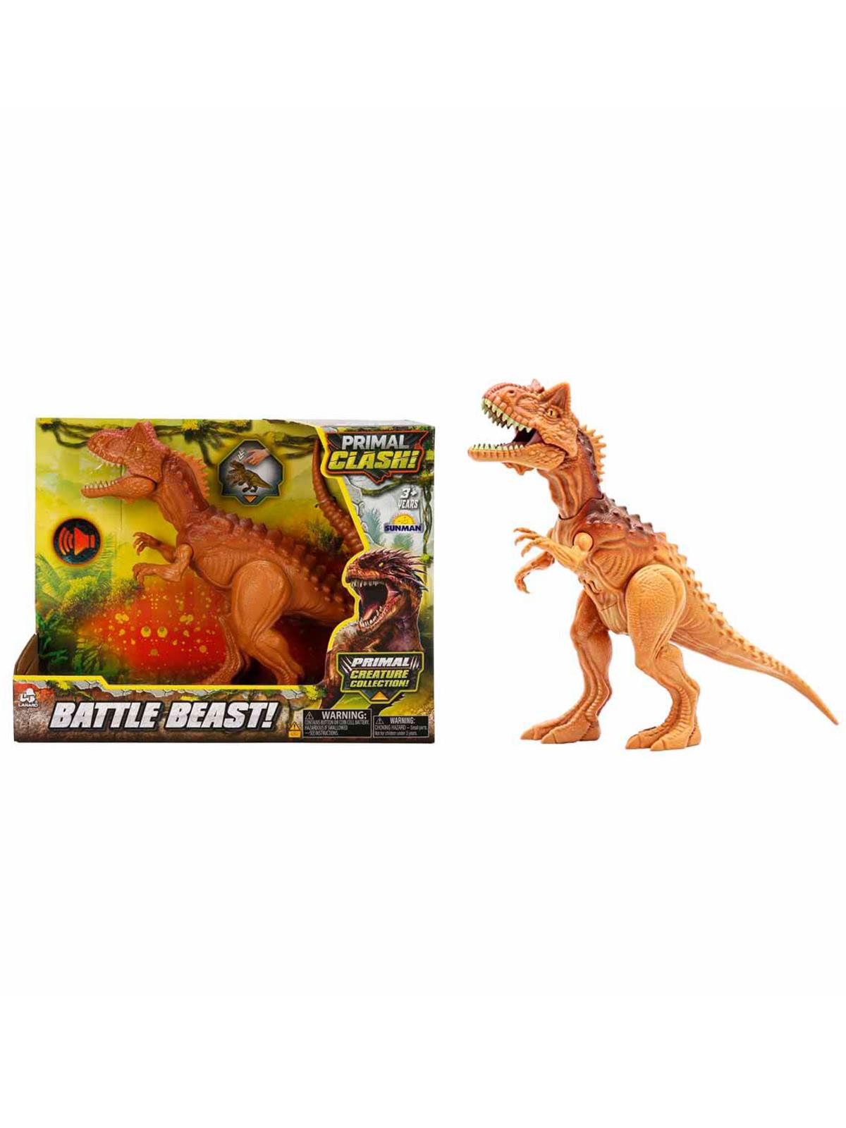 Lanard Toys Dinozor Carnotaurus-Gıgantosaurus 2A. - Kahverengi