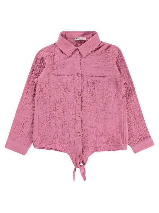 Civil Girls Cepli 10-13 Yaş Gömlek - Pembe