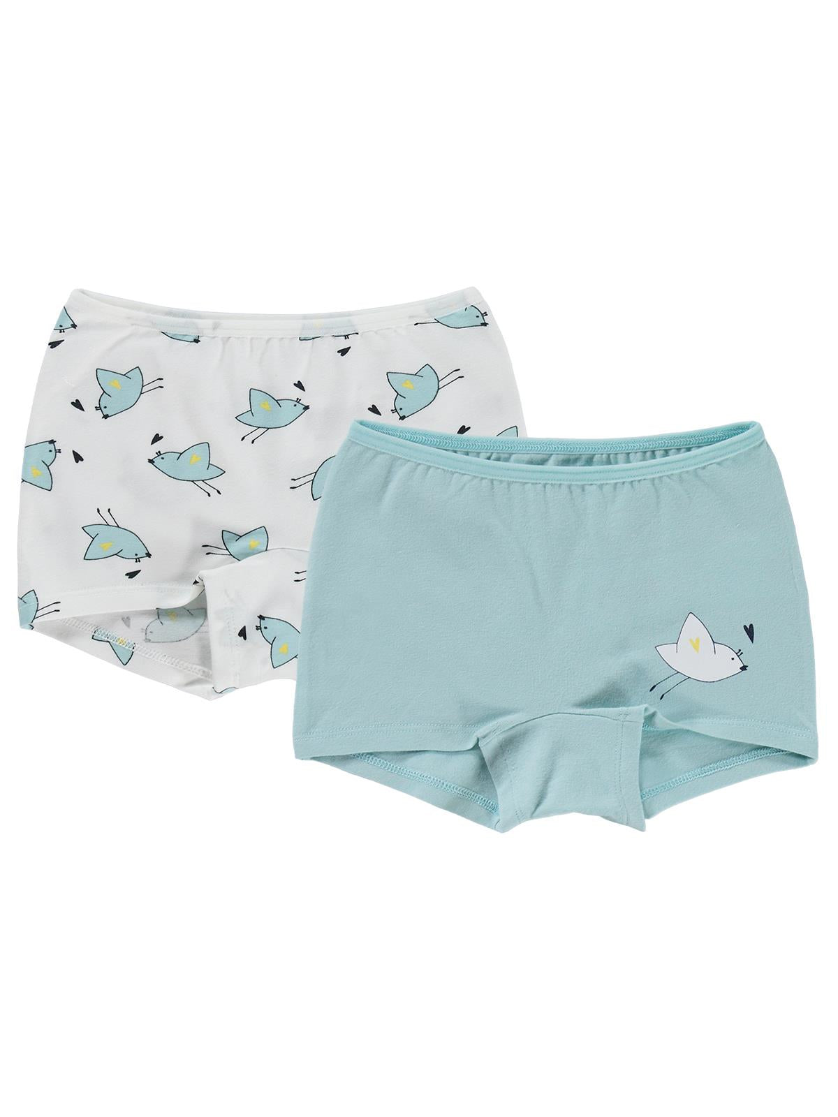 Civil Girls Kız Çocuk Cute Bird 2-12 Yaş 2'li Boxer