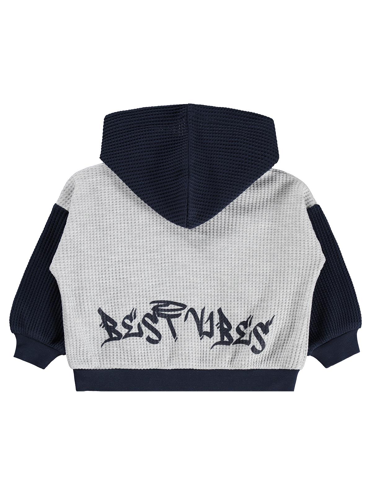 Civil Baby Best Vibes Baskılı 6-18 Ay Hırka - Gri