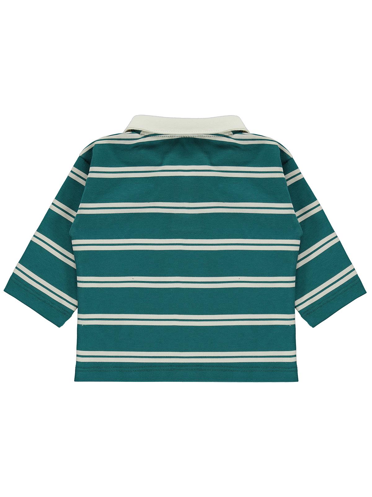 Civil Baby Çizgili 6-18 Ay Sweatshirt - Yeşil