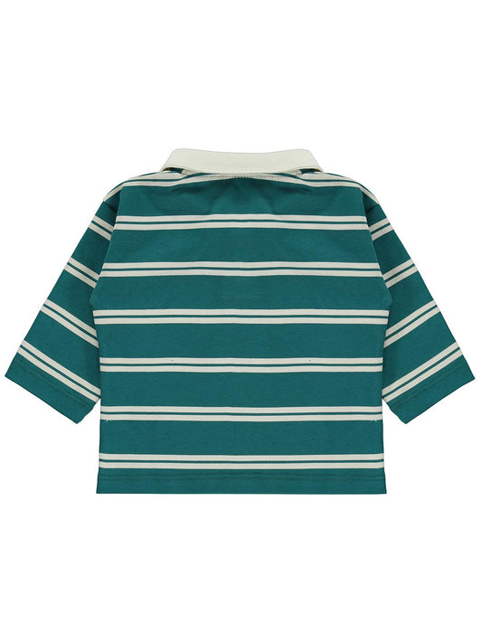 Civil Baby Çizgili 6-18 Ay Sweatshirt - Yeşil