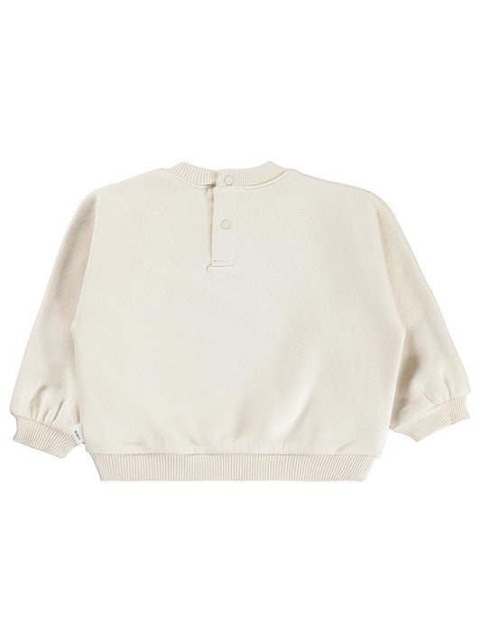Civil Baby Yazı Baskılı 6-18 Ay Sweatshirt - Bej