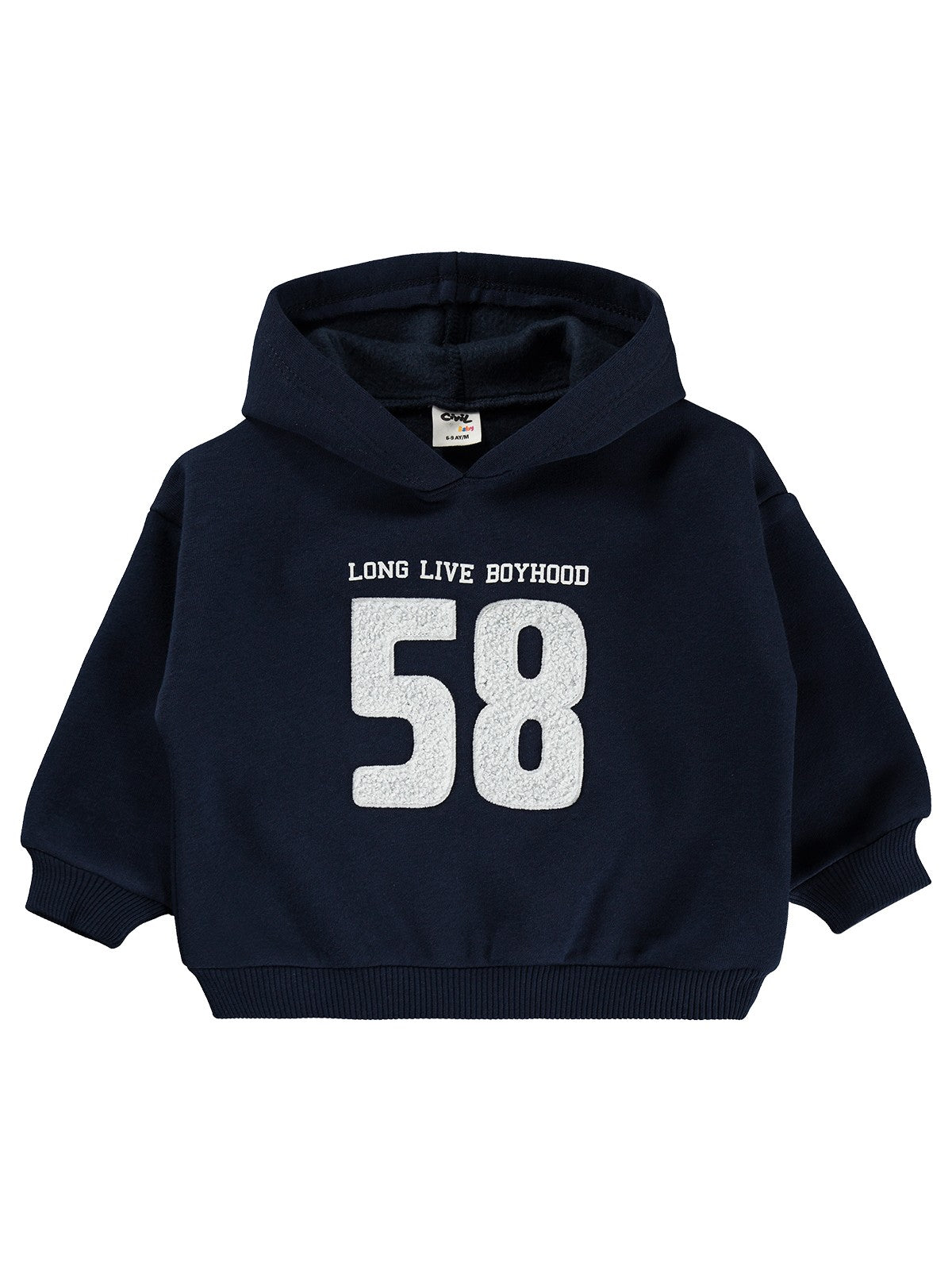 Civil Baby 58 Baskılı 6-18 Ay Sweatshirt - Lacivert