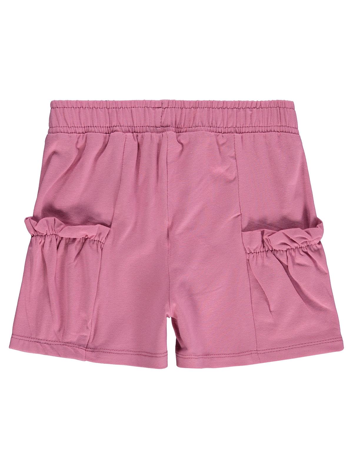 Civil Girls Torba Cep Detaylı 2-5 Yaş Şort - Pudra