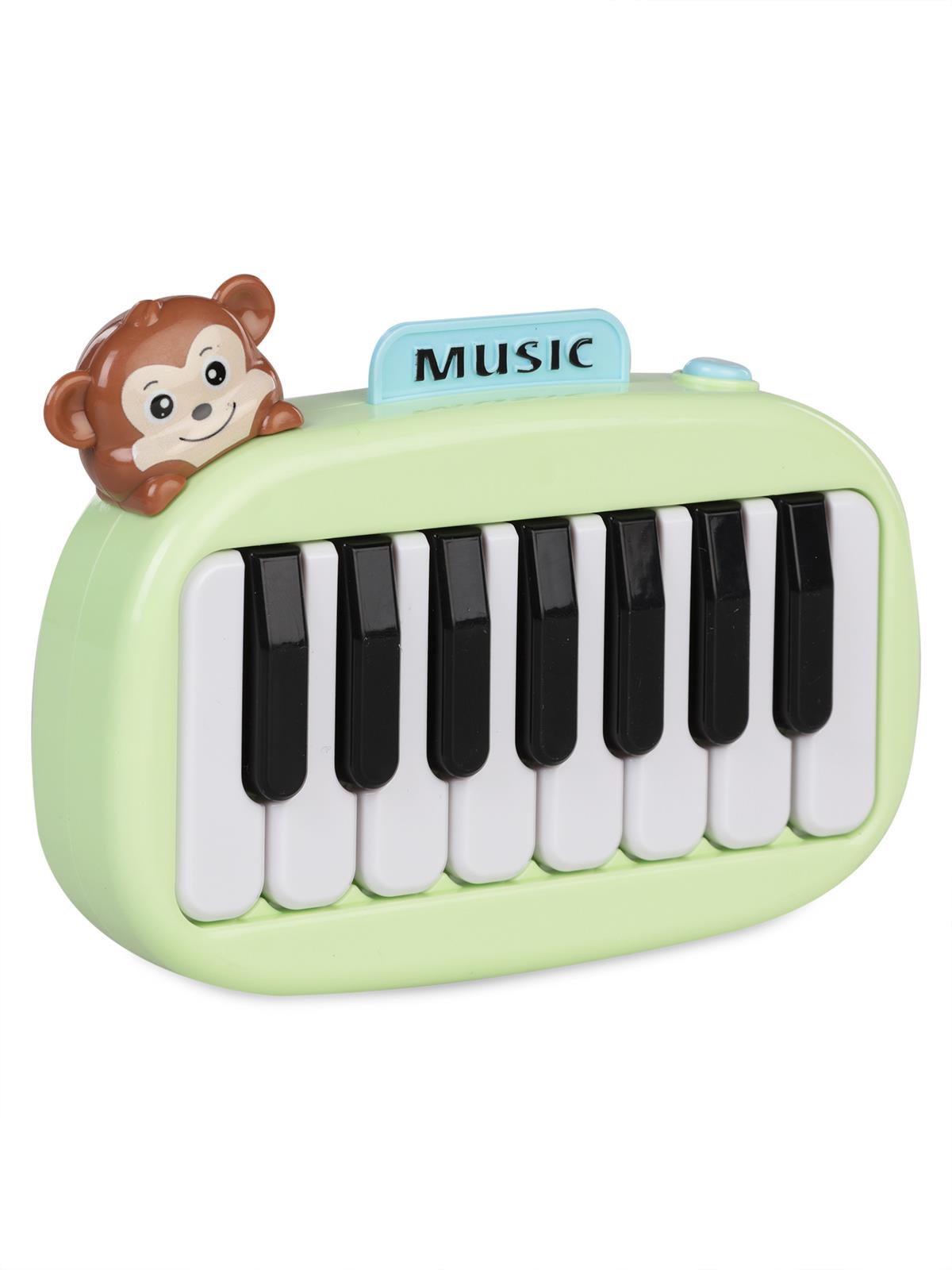 Can Oyuncak Kutuda 12 Li Pilli Piano - Yeşil