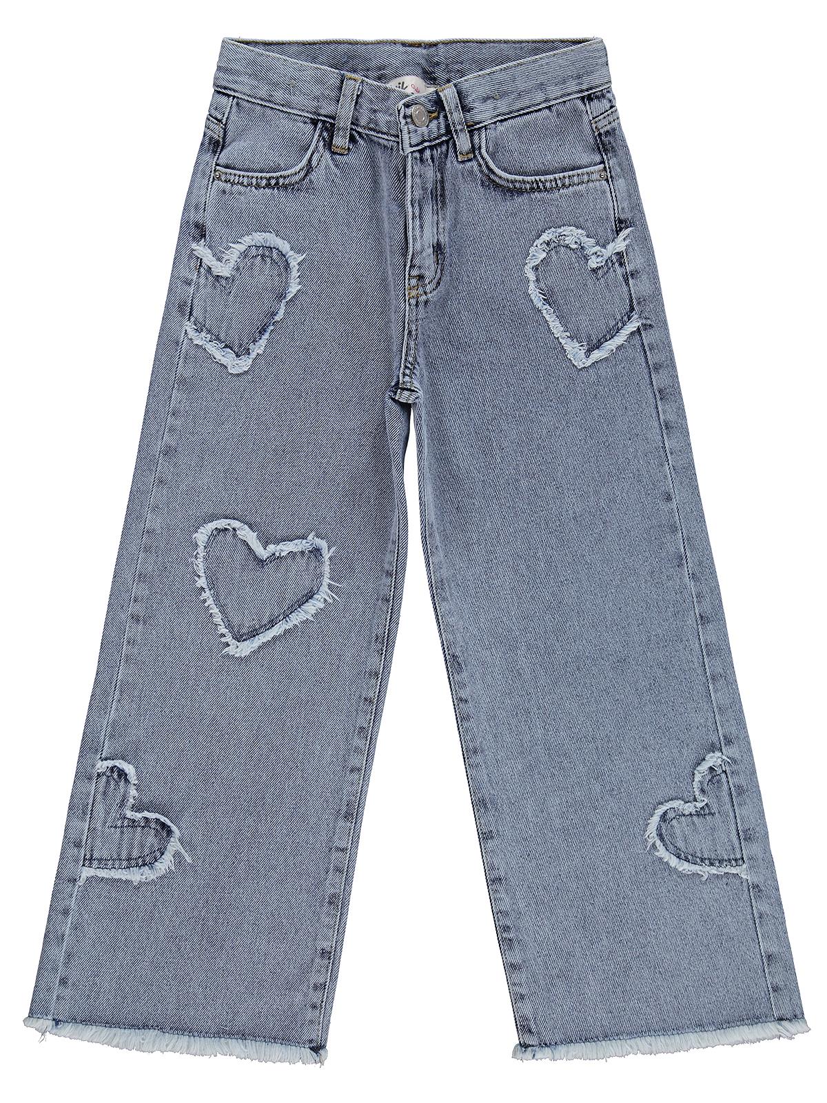 Civil Girls Kalpli 10-13 Yaş Pantolon Kot - Mavi