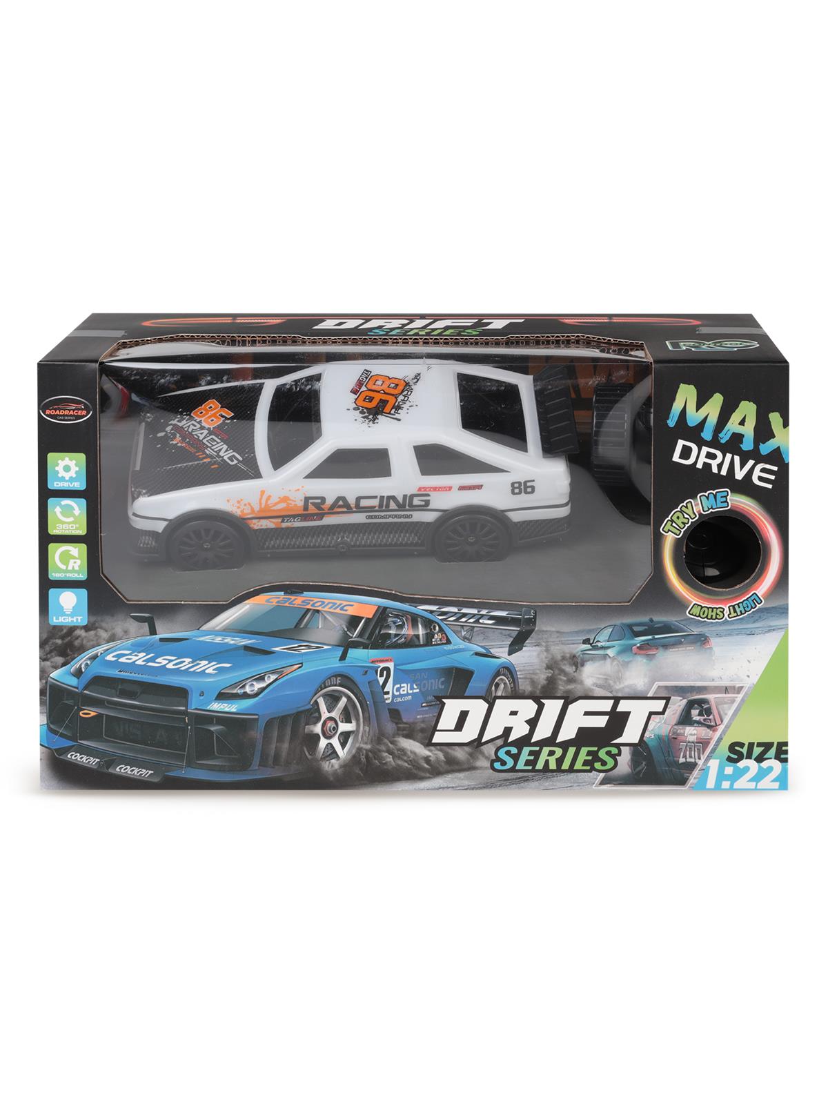 Can Oyuncak Şarşlı Drift Araba - Beyaz