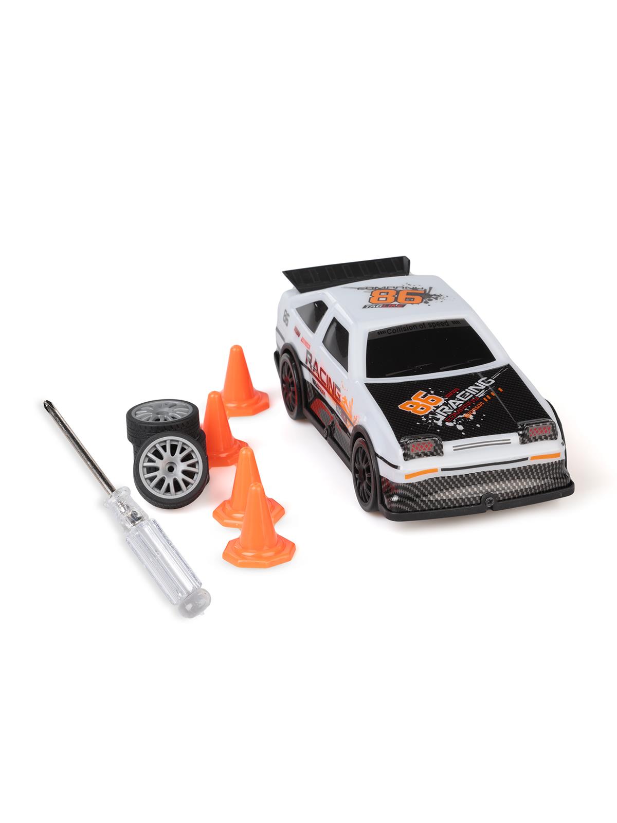 Can Oyuncak Şarşlı Drift Araba - Beyaz