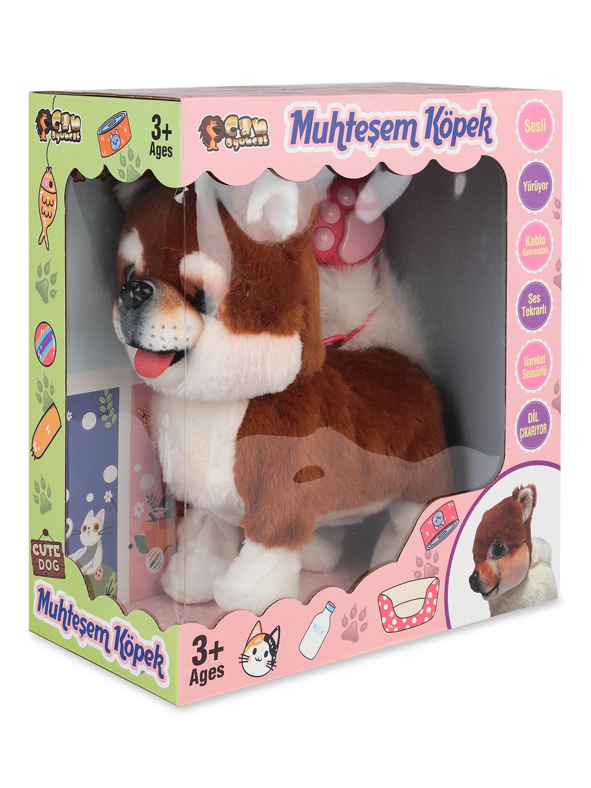 Can Oyuncak Kumandalı Kopek Sesli - Kahverengi