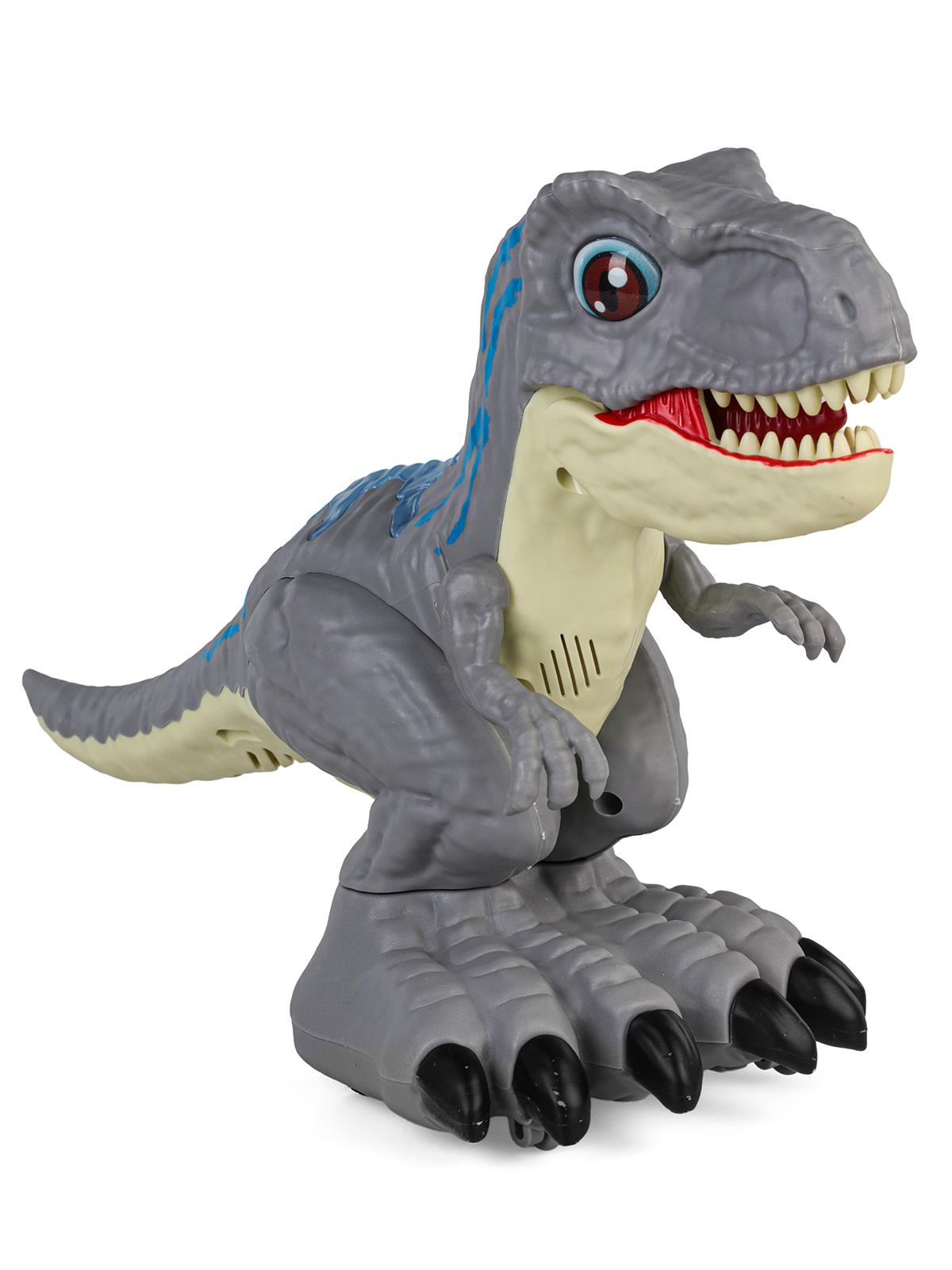 Can Oyuncak Uzaktan Kumandalı Şarjlı Dinazor - Gri