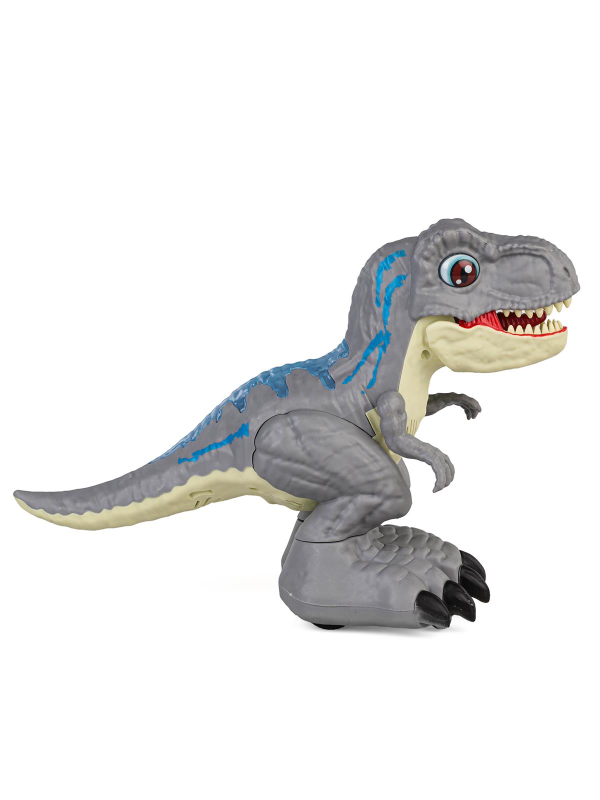 Can Oyuncak Uzaktan Kumandalı Şarjlı Dinazor - Gri