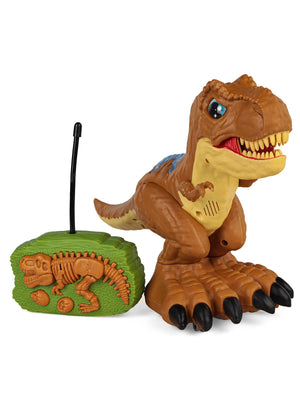 Can Oyuncak Uzaktan Kumandalı Şarjlı Dinazor - Kahverengi