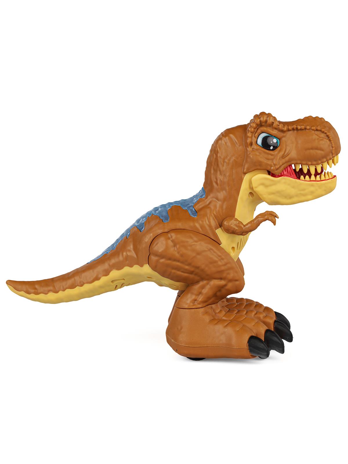 Can Oyuncak Uzaktan Kumandalı Şarjlı Dinazor - Kahverengi