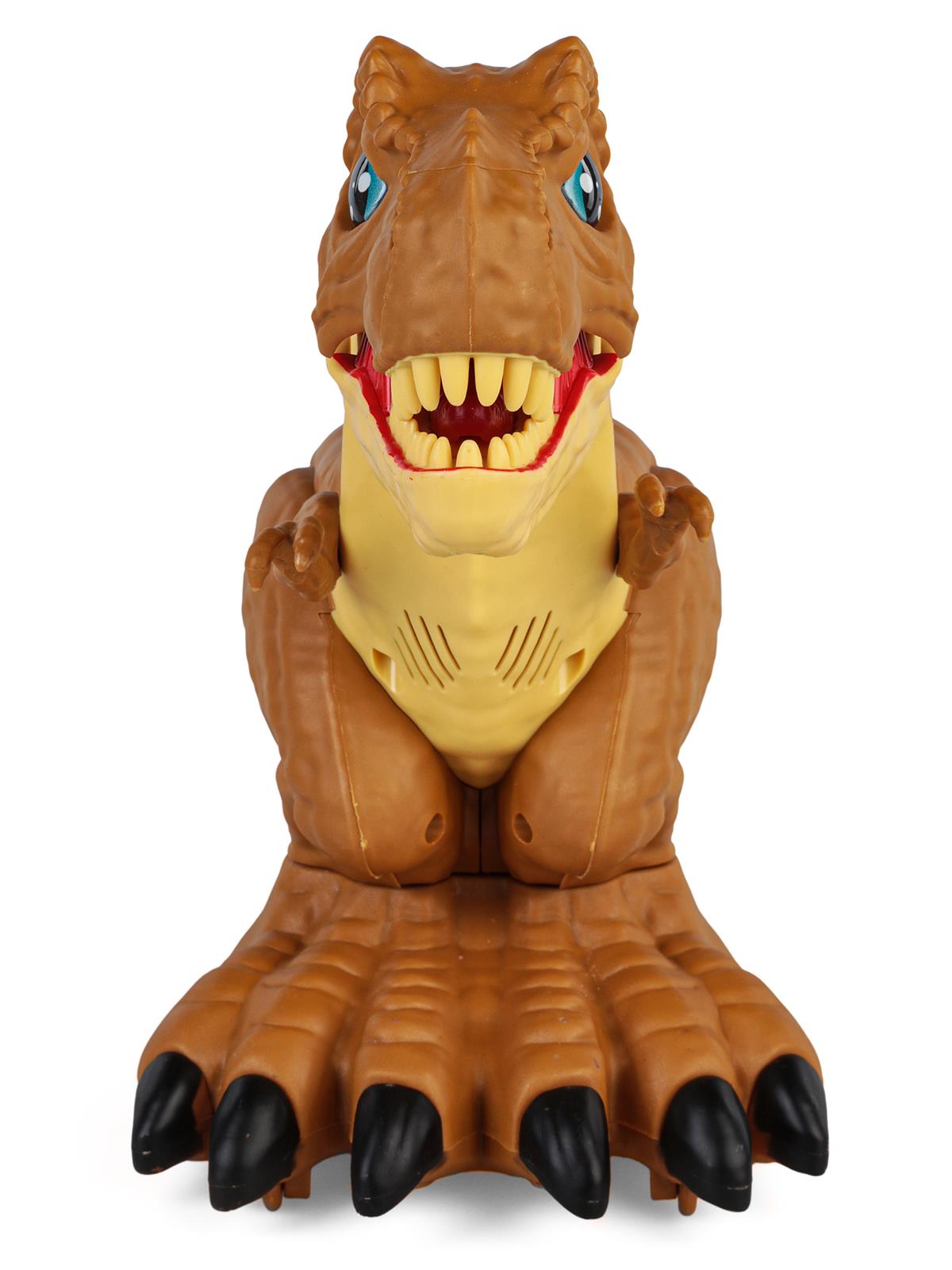 Can Oyuncak Uzaktan Kumandalı Şarjlı Dinazor - Kahverengi