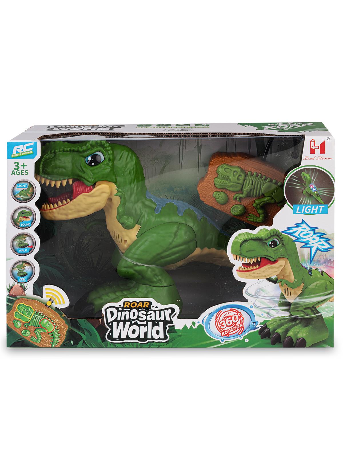 Can Oyuncak Uzaktan Kumandalı Şarjlı Dinazor - Yeşil