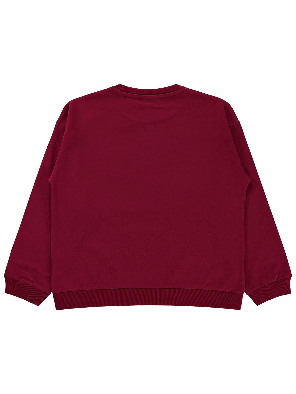 Civil Girls Basic 10-13 Yaş Sweatshirt - Bordo