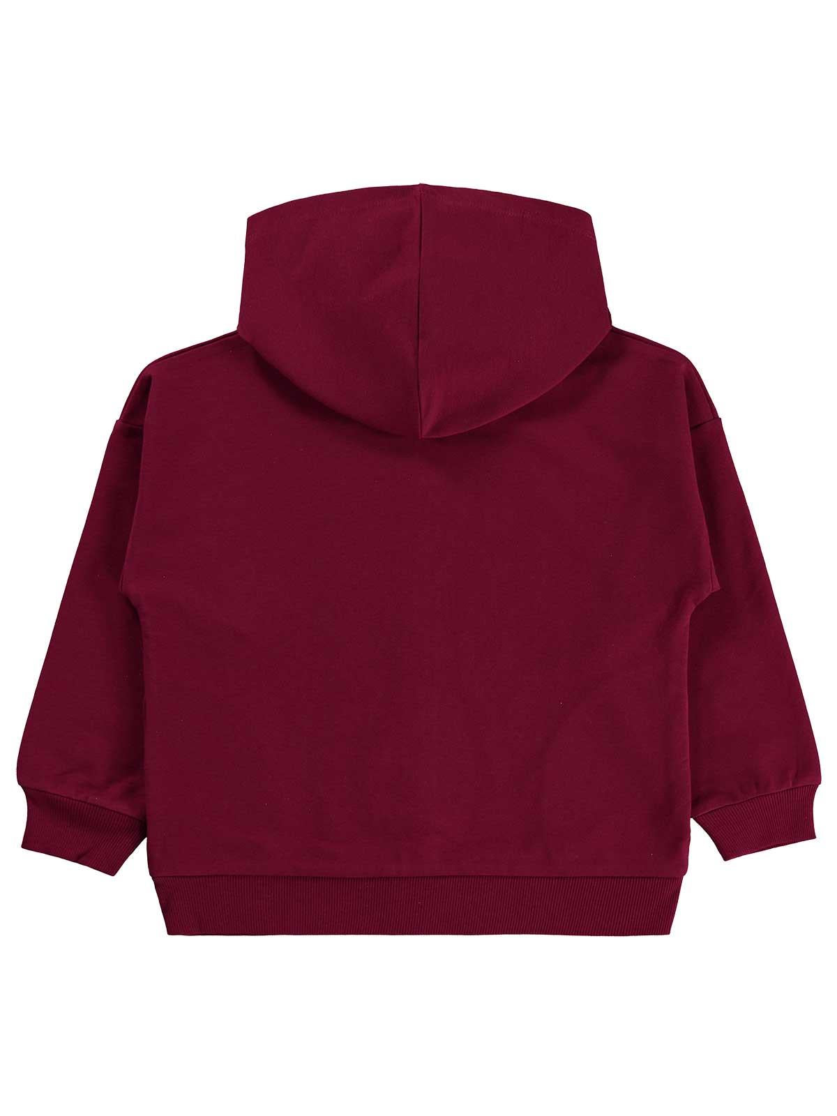 Civil Girls Basic 6-9 Yaş Hırka - Bordo