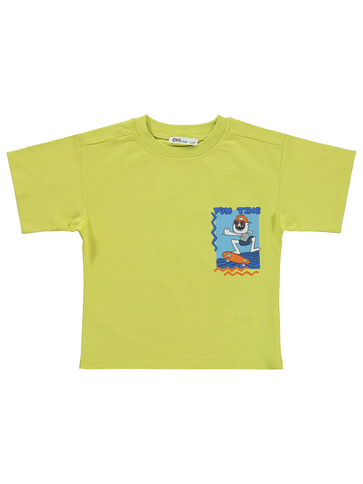 Civil Boys Fun Time 2-5 Yaş Takım - Sarı