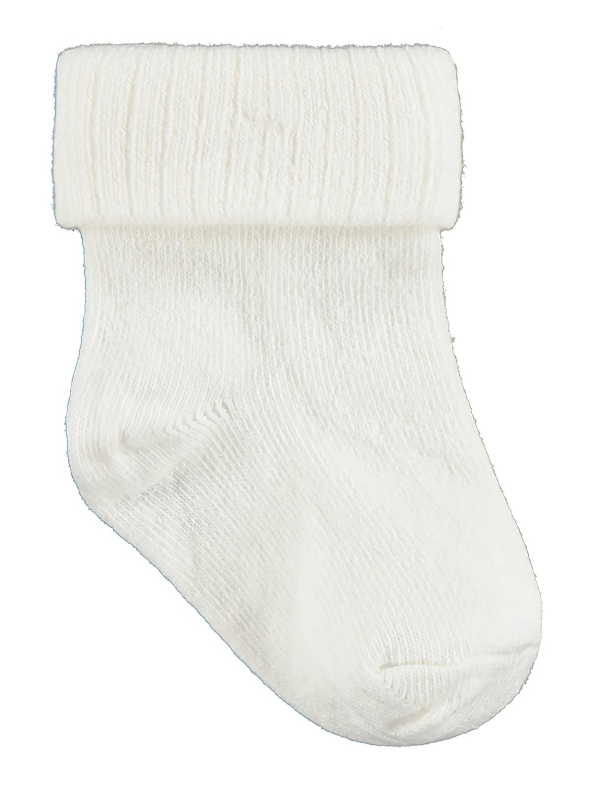 Civil Baby Basic Kıvrık 3'lü 6- Bebek Erkek Çorap Set