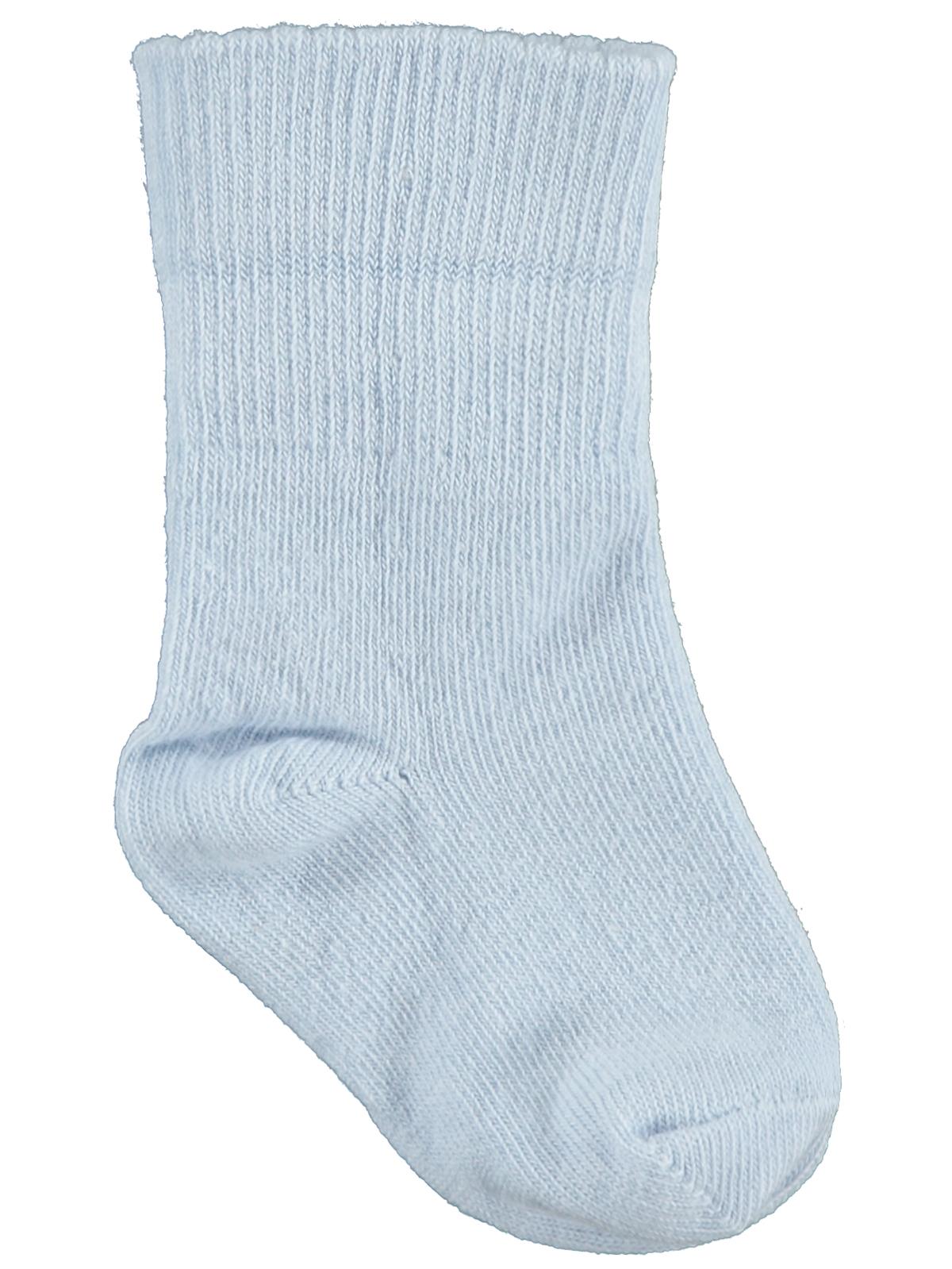 Civil Baby Basic Kıvrık 3'lü 6- Bebek Erkek Çorap Set