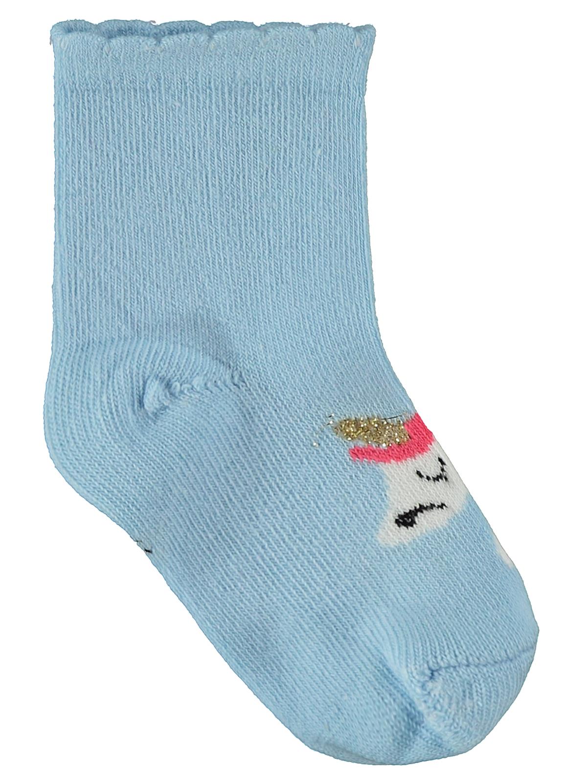 Civil Baby Unicorn 3'lü 6- Bebek Kız Çorap Set