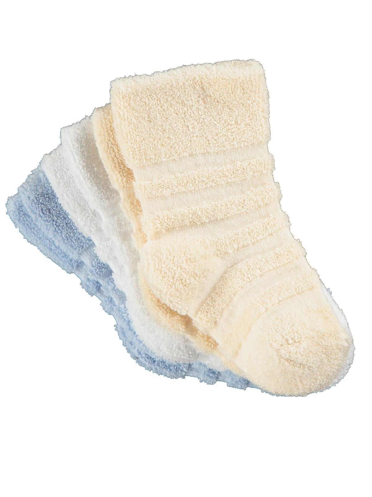 Civil Baby Çemberli Basic Havlu 6- 3'lü Bebek Erkek Çorap Set