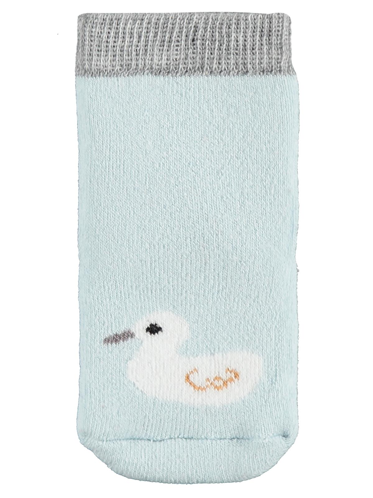 Civil Baby Ördek Havlu 6-18 Ay 2'li Bebek Erkek Çorap Set