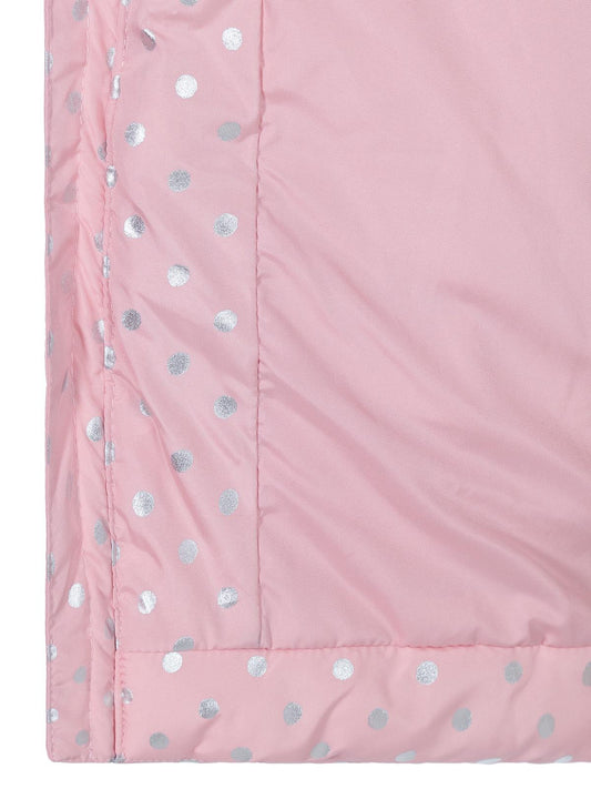 Civil Girls Puantiye Baskılı 6-9 Yaş Mont - Pembe