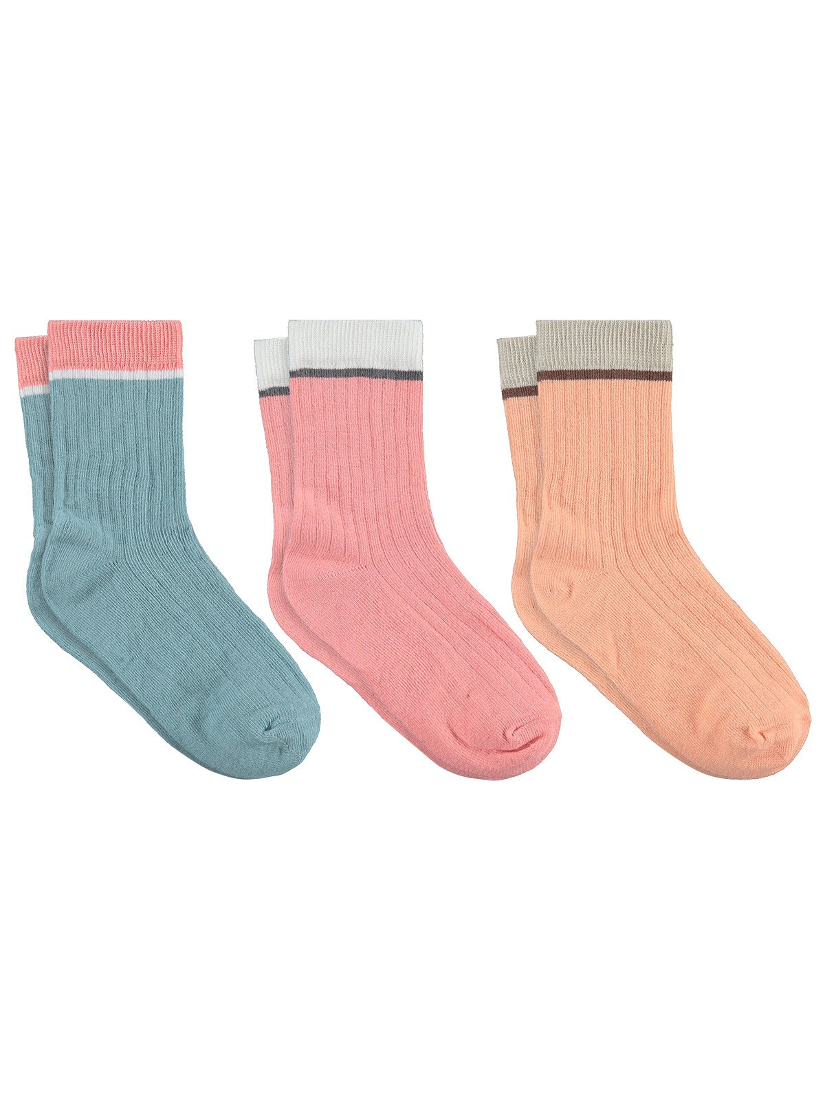 Civil Girls Basic Premium 3'lü 2-12 Yaş Kız Soket Çorap