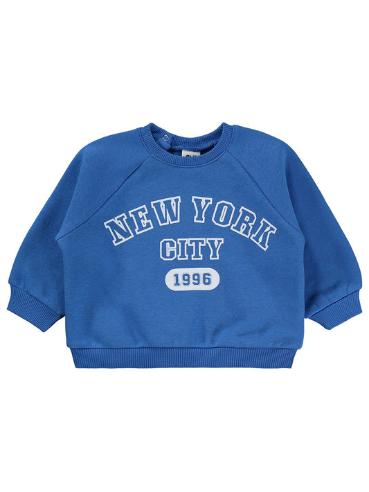 Civil Baby New York Baskılı 6-18 Ay Takım - Mavi