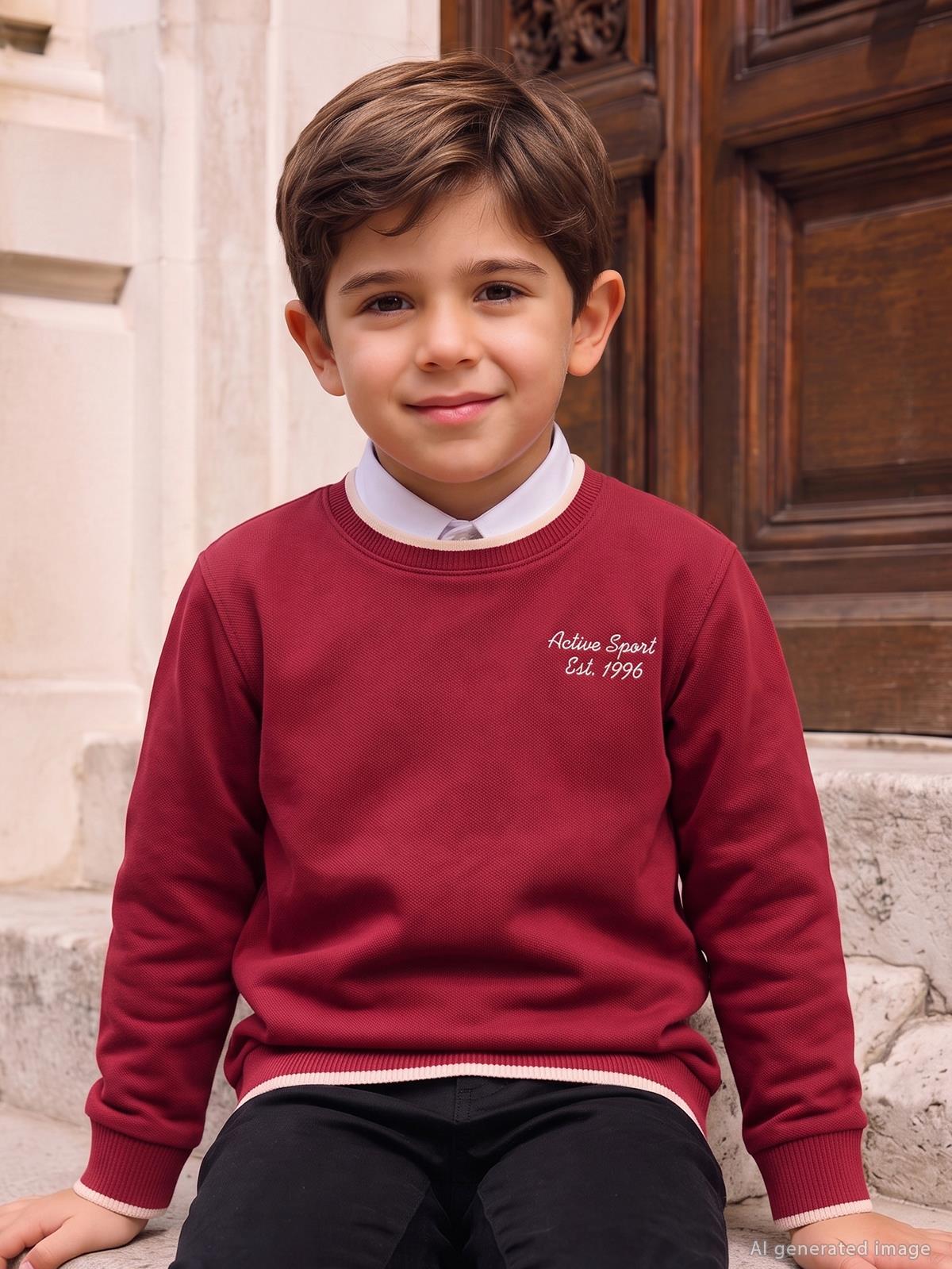Civil Boys Pike Active 2-5 Yaş Sweatshirt - Bordo