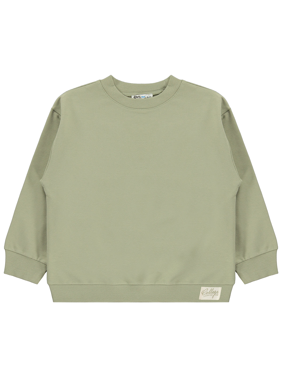 Civil Boys Basic 6-9 Yaş Sweatshirt - Haki
